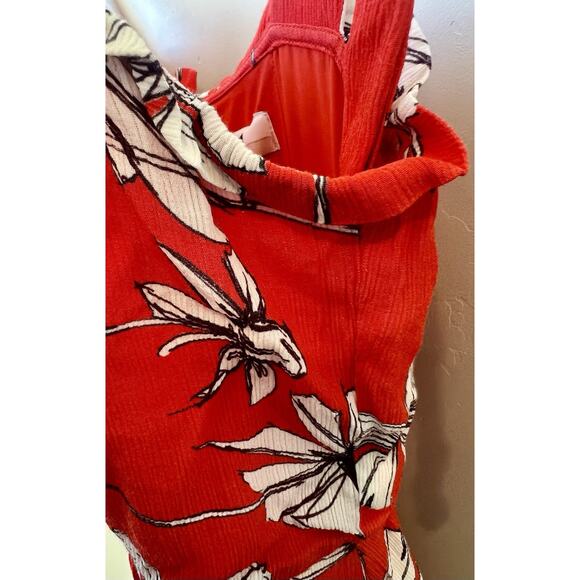 Jason Wu Collective Womens Tie Shoulder Midi Dress Red Size 2, Flowy Beach - Picture 10 of 13
